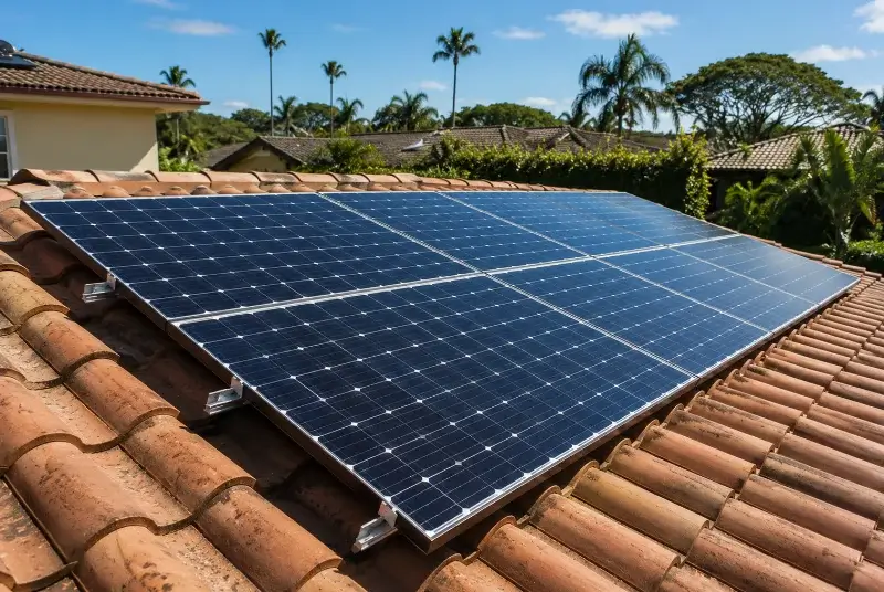Installation de panneaux solaires à Saint-Christophe-sur-Roc